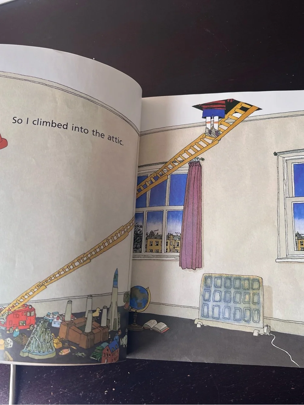Vintage 1988 In the Attic Satoshi Kitamura Illustrated Children’s Picture Book